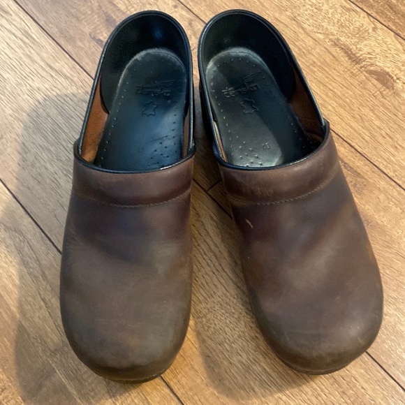 Vintage Dansko Professional Oiled Leather Clogs SZ 46 - Picture 2 of 14